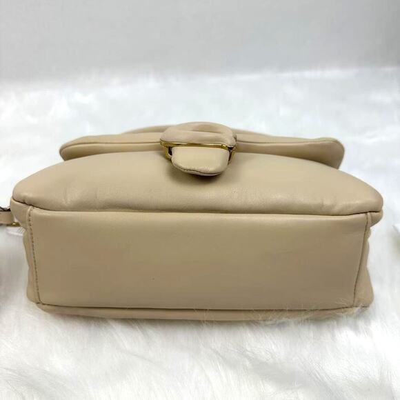 Coach Pillow Tabby Shoulder Bag 26 Crossbody Leather In Gold Ivory NWT C0772 - Picture 6 of 11